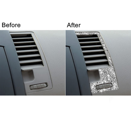 For Nissan 350Z 2006-2009 Car Center Ventilation Exhaust Outlet Diamond Sticker,Left and Right Drive Universal, Car Center Ventilation Exhaust Outlet