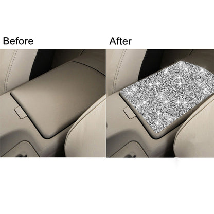 For Nissan 350Z 2006-2009 Car Central System Controlled Storage Box Diamond Sticker,Left and Right Drive Universal, Car Central System Controlled Storage Box