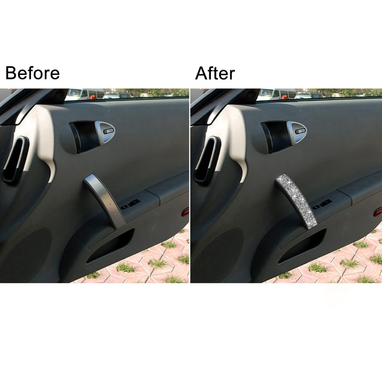 For Nissan 350Z 2006-2009 Car Passenger Side Door Handle Diamond Sticker, Left Drive, Car Passenger Side Door Handle, Left Drive