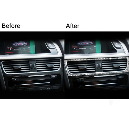 For Audi A4 / A5 / Q5 Car Air Conditioning Air Outlet Frame Diamond Decoration Sticker, Air Conditioning Air Outlet Frame Left Drive, Air Conditioning Air Outlet Frame Right Drive