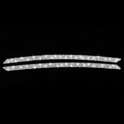 Car Light Eyebrow Diamond Decoration Sticker, Left and Right Drive, Light Eyebrow