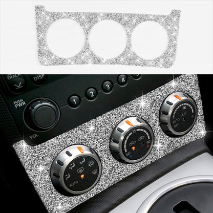 For Nissan 350Z 2006-2009 Car Instrument Knob Diamond Sticker,Left and Right Drive Universal, Car Instrument Knob