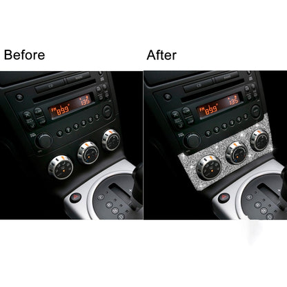 For Nissan 350Z 2006-2009 Car Instrument Knob Diamond Sticker,Left and Right Drive Universal, Car Instrument Knob