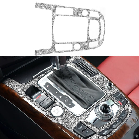 Car Gear Panel Type C Diamond Decoration Sticker, Left and Right Drive, Gear Panel Type C