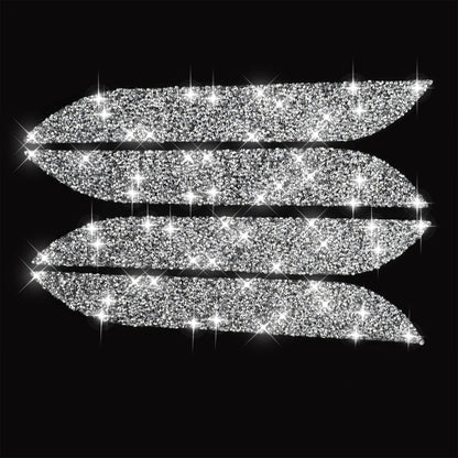 For Tesla Model S Car Outside Handle Diamond Sticker,Left and Right Drive Universal, Car Outside Handle