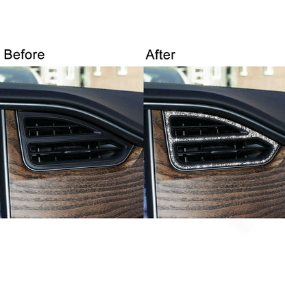 For Tesla Model X Car Central Control Instrument Air Outlet Diamond Sticker, Right Drive, Car Central Control Instrument Air Outlet, Right Drive