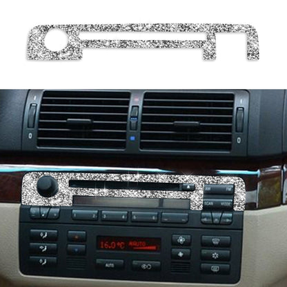 Car Center Control Panel Upper Diamond Decoration Sticker, Left and Right Drive, Center Control Panel Upper