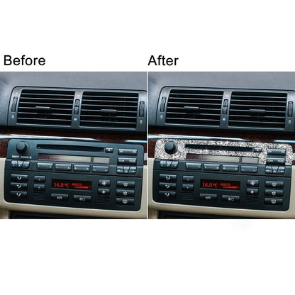 Car Center Control Panel Upper Diamond Decoration Sticker, Left and Right Drive, Center Control Panel Upper