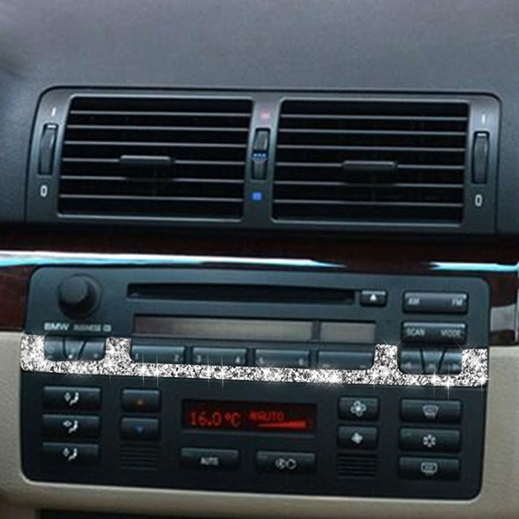 Car Center Control Panel Middle Diamond Decoration Sticker, Left and Right Drive, Center Control Panel Middle