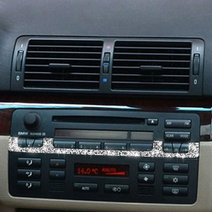 Car Center Control Panel Middle Diamond Decoration Sticker, Left and Right Drive, Center Control Panel Middle
