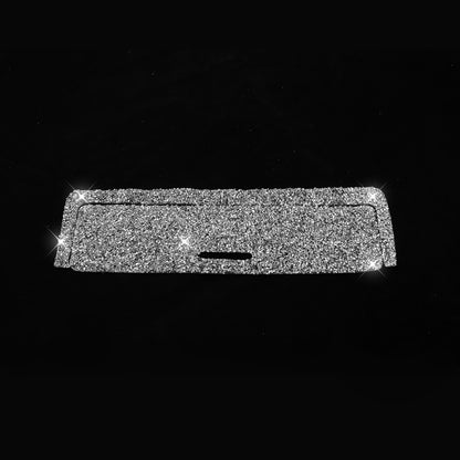 Car Gear Button Frame Diamond Decoration Sticker, Left Drive, Gear Button Frame