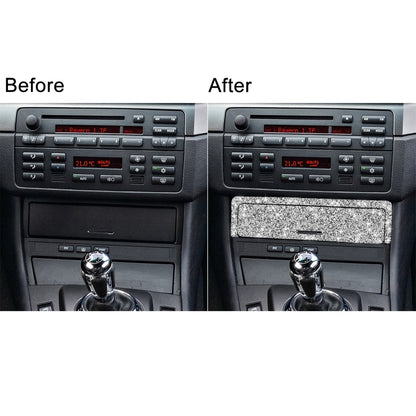 Car Gear Button Frame Diamond Decoration Sticker, Left Drive, Gear Button Frame