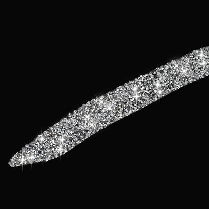 For Tesla Model X Car Rear Fog Lamp Diamond Sticker,Left and Right Drive Universal, Car Rear Fog Lamp