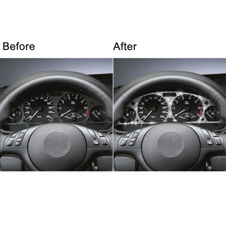 Car Speed Dashboard Diamond Decoration Sticker, Left and Right Drive, Speed Dashboard