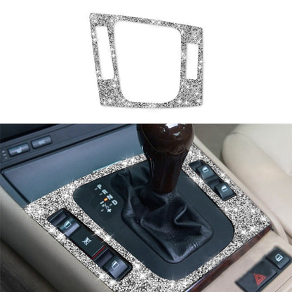 For BMW Series 3 E46 1998-2005 Car Center Control Panel Diamond Decoration Sticker, Center Control Panel Right Drive, Center Control Panel Left Drive