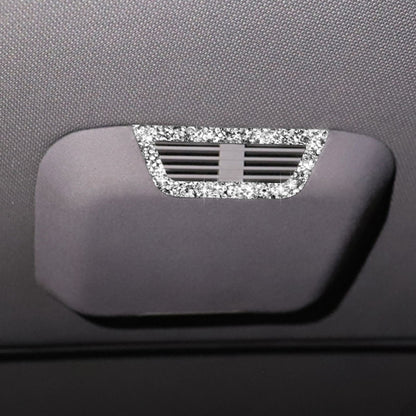 Car Rear Seat Roof Air Outlet Diamond Decoration Sticker, Left and Right Drive, Rear Seat Roof Air Outlet