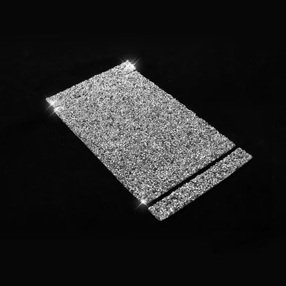 Car Rear Seat Air Outlet Panel Diamond Decoration Sticker, Left and Right Drive, Rear Seat Air Outlet Panel