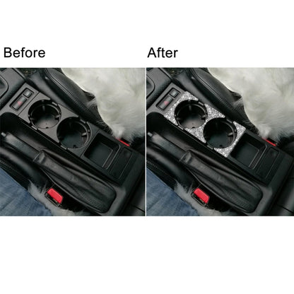 Car Water Cup Holder Panel Diamond Decoration Sticker, Left and Right Drive, Water Cup Holder Panel