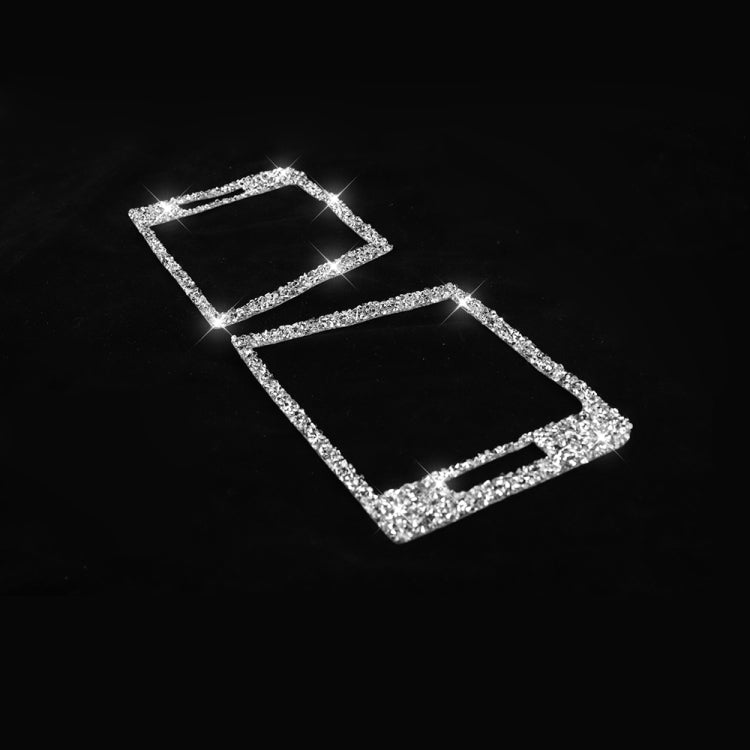Car Left Right Air Outlet Diamond Decoration Sticker, Left and Right Drive, Left Right Air Outlet
