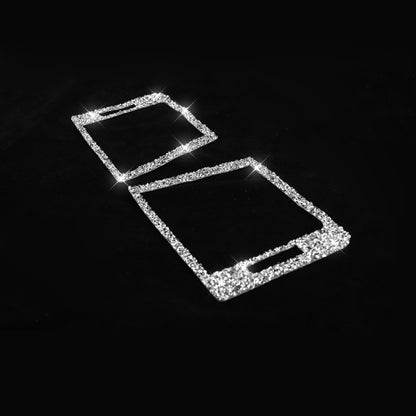 Car Left Right Air Outlet Diamond Decoration Sticker, Left and Right Drive, Left Right Air Outlet
