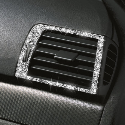 Car Left Right Air Outlet Diamond Decoration Sticker, Left and Right Drive, Left Right Air Outlet
