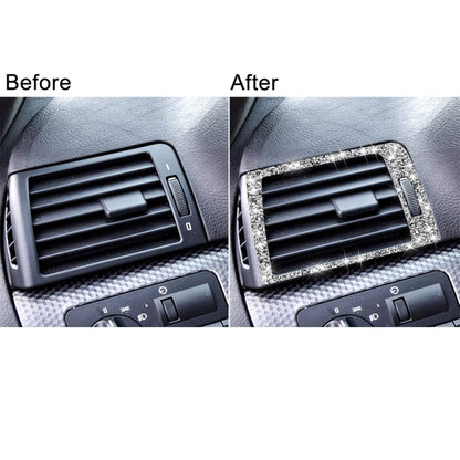 Car Left Right Air Outlet Diamond Decoration Sticker, Left and Right Drive, Left Right Air Outlet