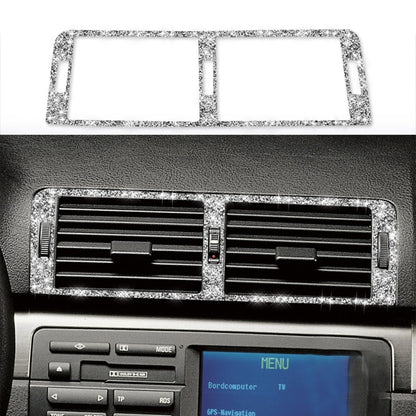 Car Middle Air Outlet Diamond Decoration Sticker, Left and Right Drive, Middle Air Outlet