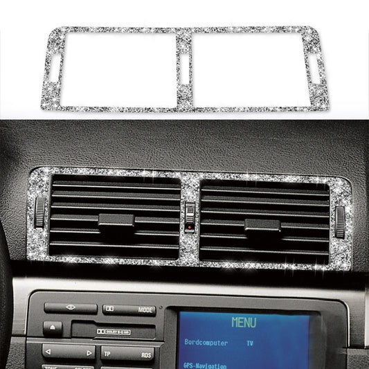 Car Middle Air Outlet Diamond Decoration Sticker, Left and Right Drive, Middle Air Outlet