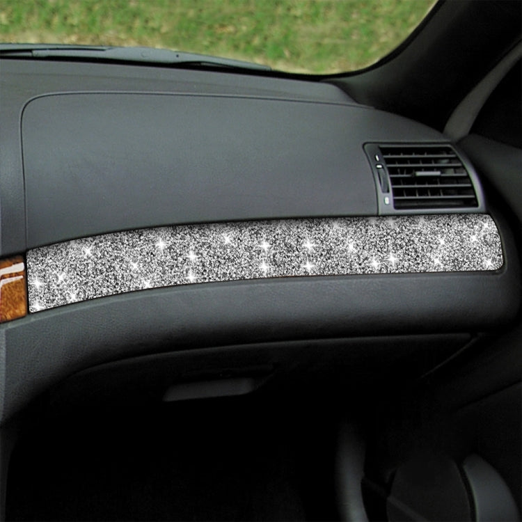 For BMW Series 3 E46 1998-2005 Car Copilot Central Control Diamond Decoration Sticker, Copilot Central Control Right Drive, Copilot Central Control Left Drive