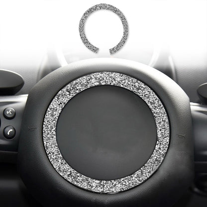 Car Steering Wheel R Chassis Diamond Decoration Sticker, For BMW Mini R55 / R56