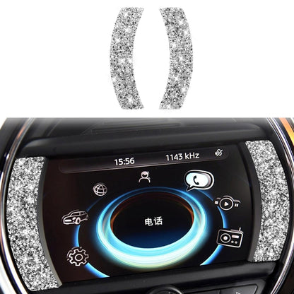Car F Chassis Navigation Panel Diamond Decoration Sticker, For BMW Mini Cooper Countryman Clubman F54