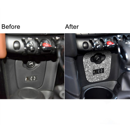 Car F Chassis Cigarette Lighter Cover Diamond Decoration Sticker, For BMW Mini Cooper F56