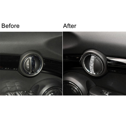 For BMW Mini Cooper Clubman Countryman  F55 4pcs Car F Chassis Door Handle Diamond Decoration Sticker, For BMW Mini Cooper Clubman Countryman F55