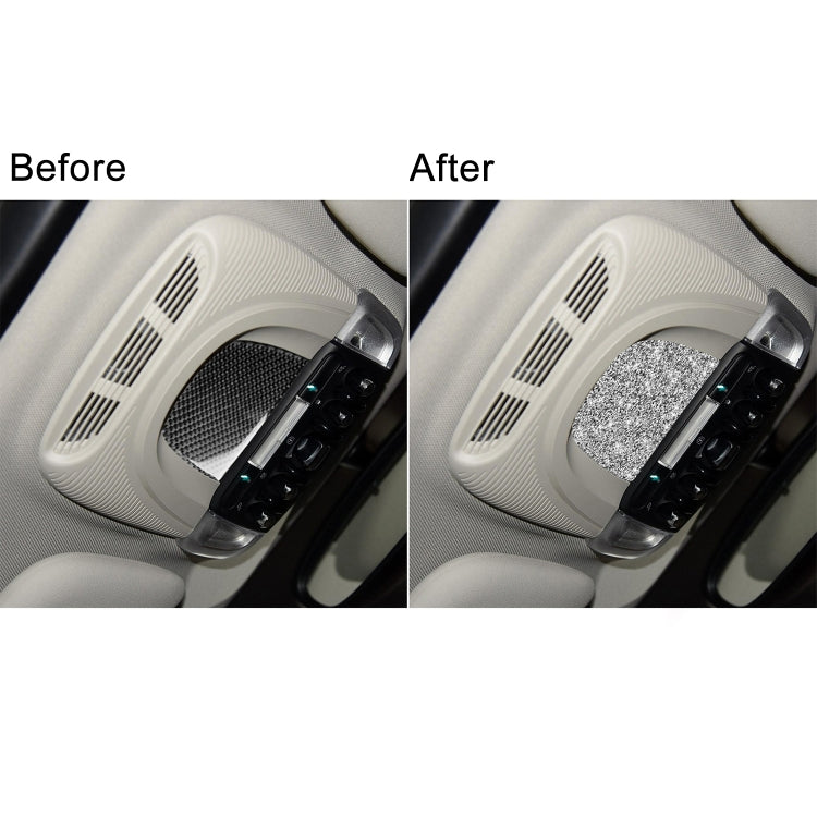 Car Reading Light Panel Diamond Decoration Sticker, For BMW Mini F55 / F56 / F60