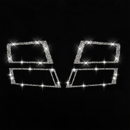 For BMW X5 E70 / X6 E71 2008-2013 Car Side Air Outlet Diamond Decoration Sticker, Side Air Outlet