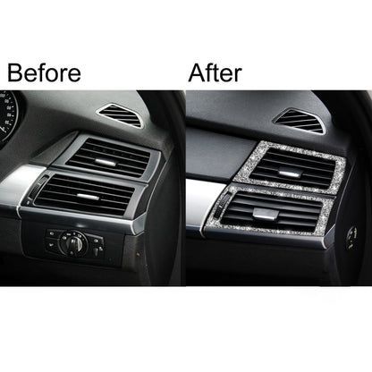 For BMW X5 E70 / X6 E71 2008-2013 Car Side Air Outlet Diamond Decoration Sticker, Side Air Outlet
