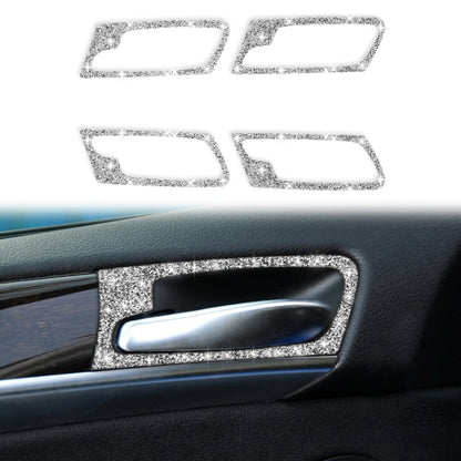 For BMW X5 E70 / X6 E71 2008-2014 Car Door Inner Handle Frame Diamond Decoration Sticker, Door Inner Handle Frame