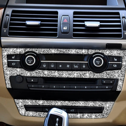 For BMW X5 E70 2008-2013 / X6 E71 2009-2014 Car Air Conditioner Set Diamond Decoration Sticker, Air Conditioner Set