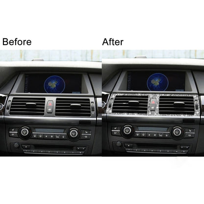For BMW X5 E70 / X6 E71 2008-2013 Car Middle Air Outlet Diamond Decoration Sticker, Middle Air Outlet