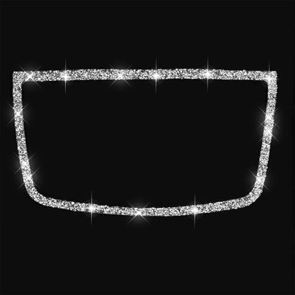 For BMW X5 E70 / X6 E71 2008-2013 Car Dashboard Horn Frame Diamond Decoration Sticker, Dashboard Horn Frame