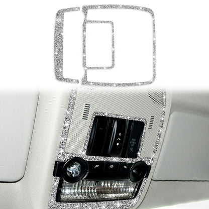 For BMW X5 E70 / X6 E71 2008-2013 2pcs Car Reading Light Diamond Decoration Sticker, Reading Light