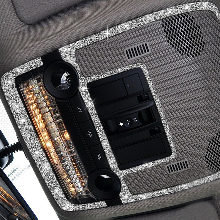 For BMW X5 E70 / X6 E71 2008-2013 2pcs Car Reading Light Diamond Decoration Sticker, Reading Light