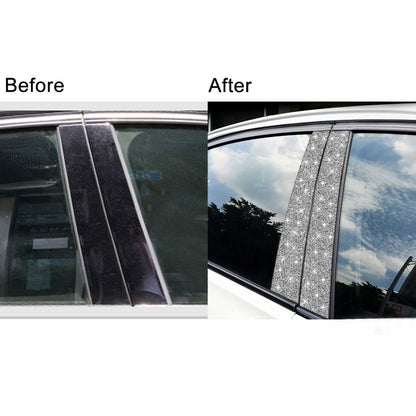 For BMW X5 E70 2008-2013 8pcs Car B-Pillar Diamond Decoration Sticker, B-Pillar