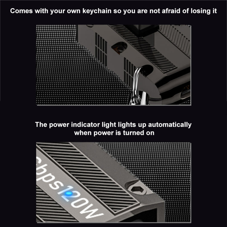 120W USB 3.1 Gen2 to Type-C 10Gbps Mechanical Adapter, Side Bend, Vertical Angle, Straight, Medium Bend