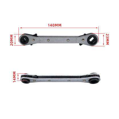 13pcs / Set Air Conditioning Valve Core Disassembly Tool with Rrepair Wrench & Valve Core, CP-4339