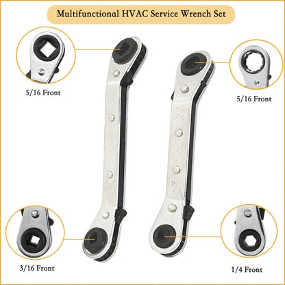 15pcs / Set Air Conditioning Valve Core Disassembly Tool with Rrepair Wrench & Valve Core, CP-4340