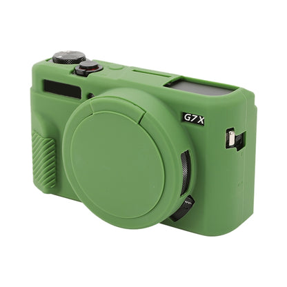 Soft Silicone Protective Case with Lens Cover, For Canon PowerShot G7 X Mark II / G7X2