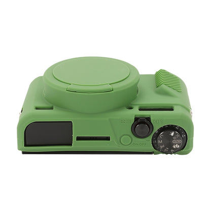Soft Silicone Protective Case with Lens Cover, For Canon PowerShot G7 X Mark II / G7X2