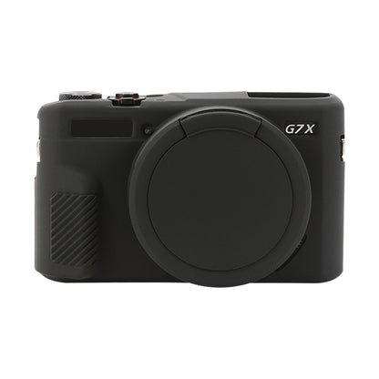 Soft Silicone Protective Case with Lens Cover, For Canon PowerShot G7 X Mark II / G7X2