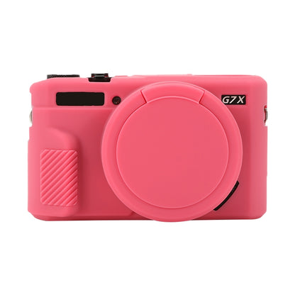Soft Silicone Protective Case with Lens Cover, For Canon PowerShot G7 X Mark II / G7X2